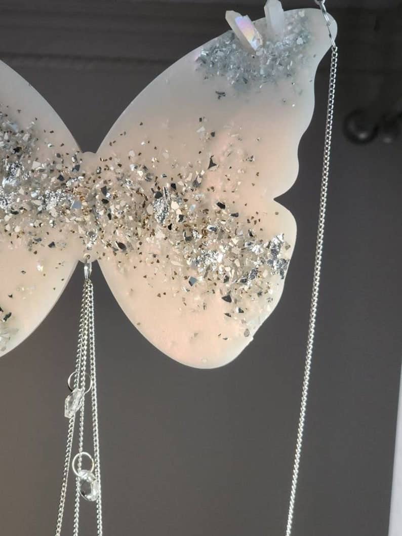 Grey Stone boutique - Wholesale Suncatcher - Handmade Butterfly Crystal Suncatcher, Rainbow Maker5