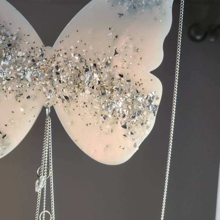 Grey Stone boutique - Wholesale Suncatcher - Handmade Butterfly Crystal Suncatcher, Rainbow Maker5