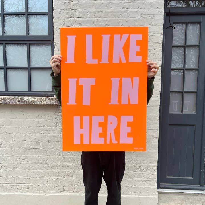 Stampa serigrafica 'Like Orange Pink' per la vendita all'ingrosso da parte di RUDE