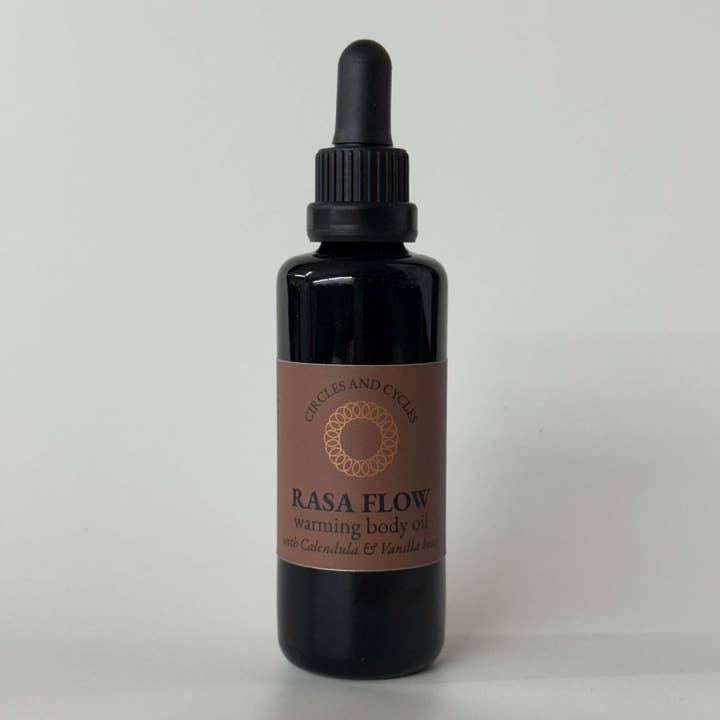 RASA FLOW lymph body oil for wholesale by Circles and Cycles