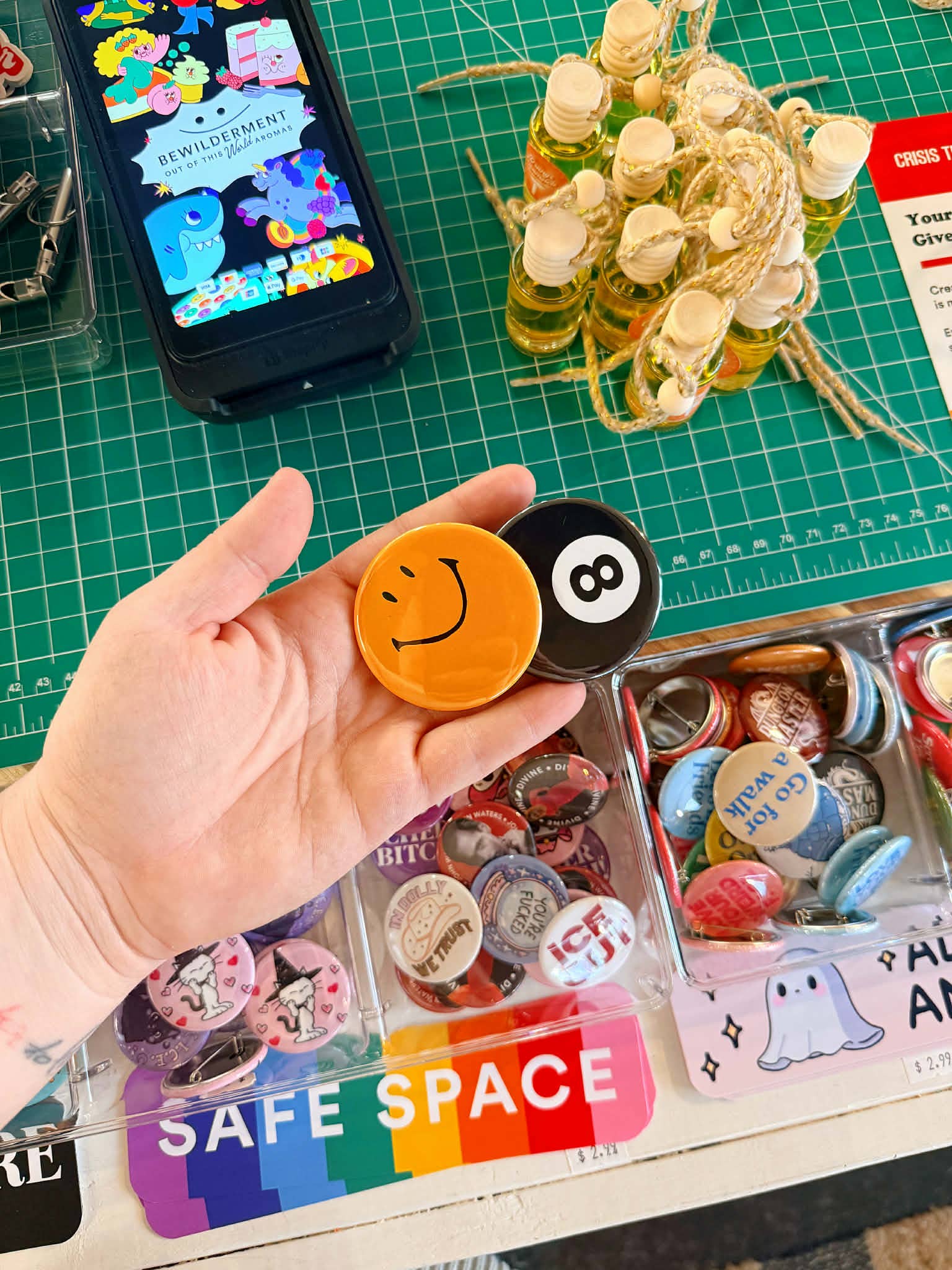 Bewilderment - Wholesale Compact Mirror - Hungry Caterpillar 2.25" Pocket Mirror2