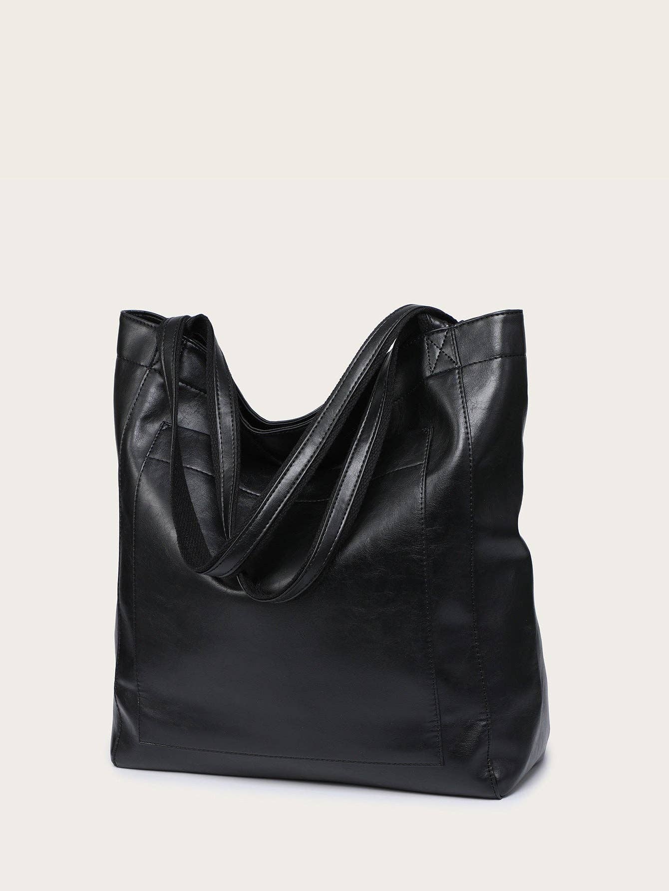 Suhkasana – wholesale Tote bag – Women's – Vintage Soft Leather Tote Bag with Pocket Large Capacity16