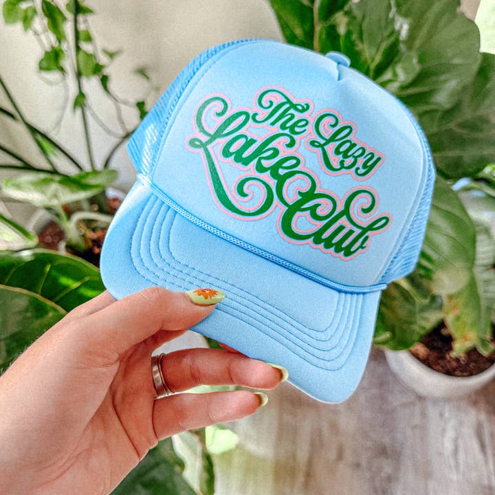 The Clandestine Underground – Engroshandel Trucker hat - Dame – Lazy Lake Days Club, Sommer Trucker Hat4