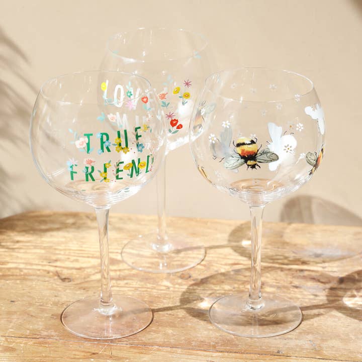 Lisa Angel - Wholesale Cocktail/liquor glass - Floral Gin Glasses