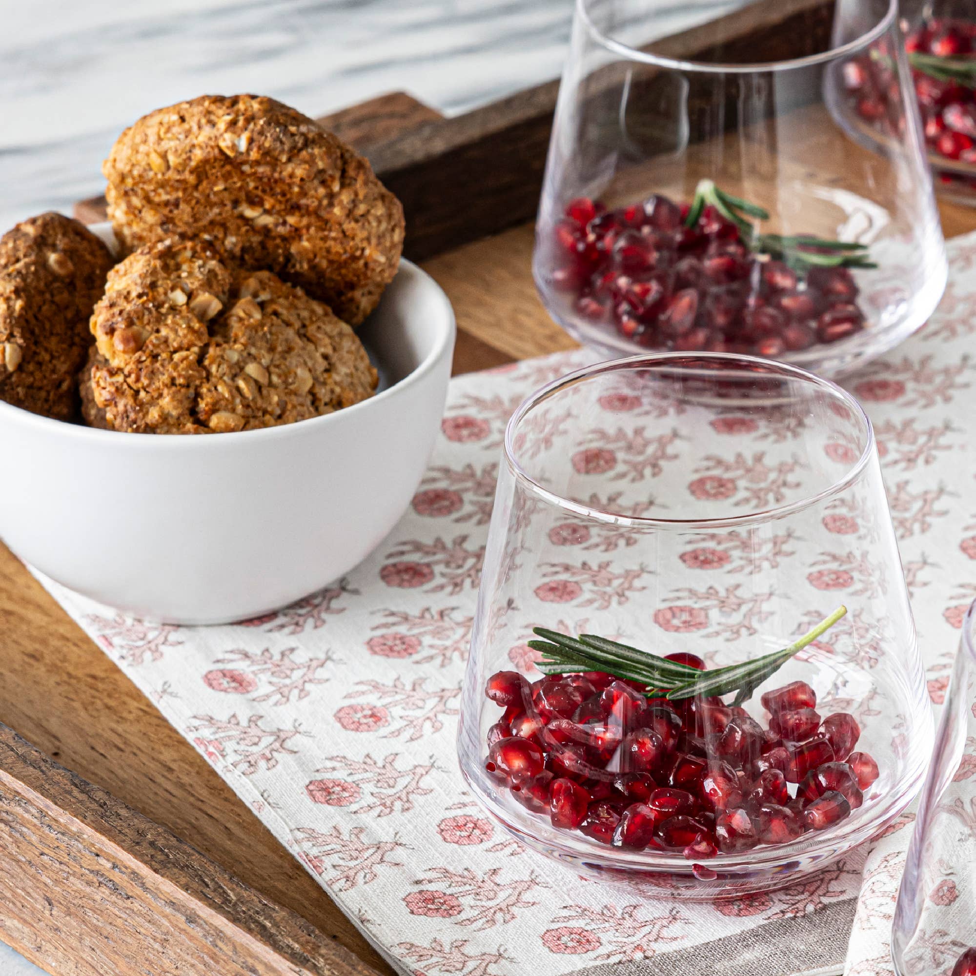 Fog Blue Mini Stoneware Bowls Hosting Essential– Set of 4, 9oz for wholesale on Faire14