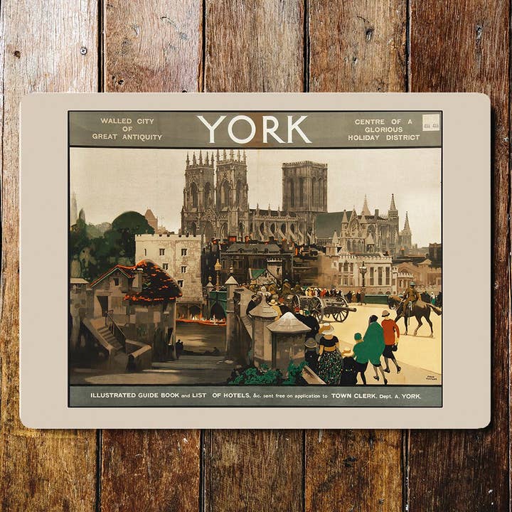 The British Metal Signs Company - Wholesale Sign - Travel York England UK Minster Cathedral Metal Sign Plaque
