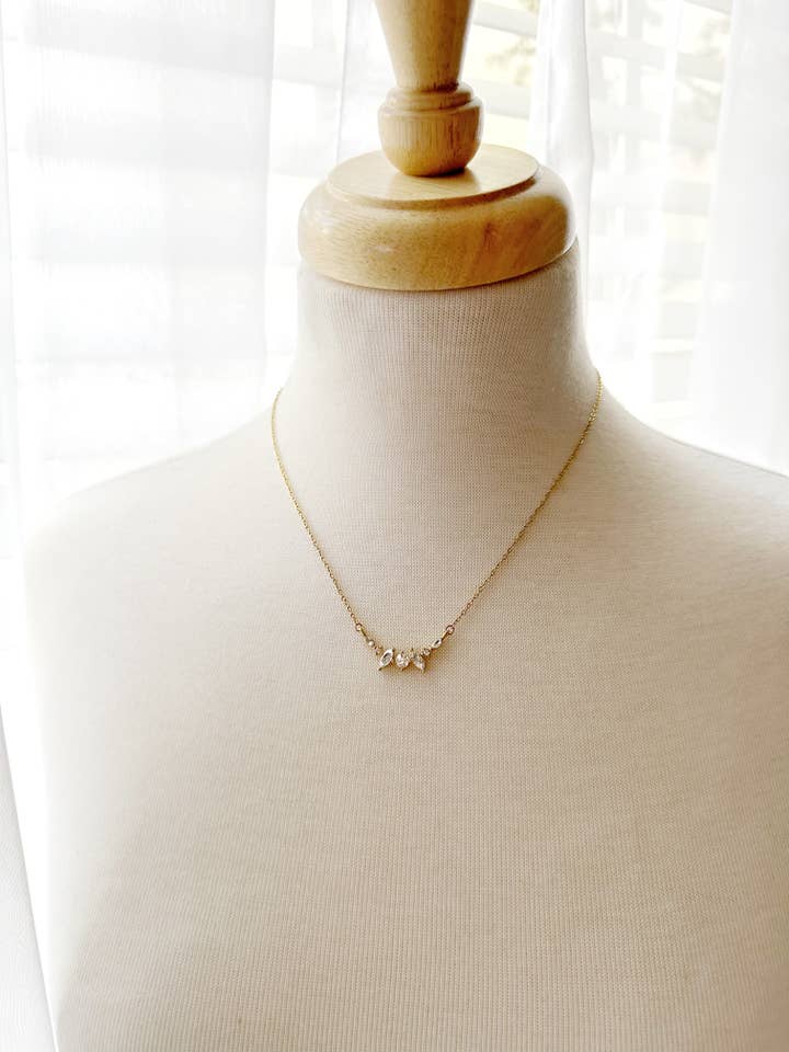 8363JN - Iman Halskette mit Goldfüllung für den Großhandel von Renee and Renae | Formerly The Katz Meow Creations