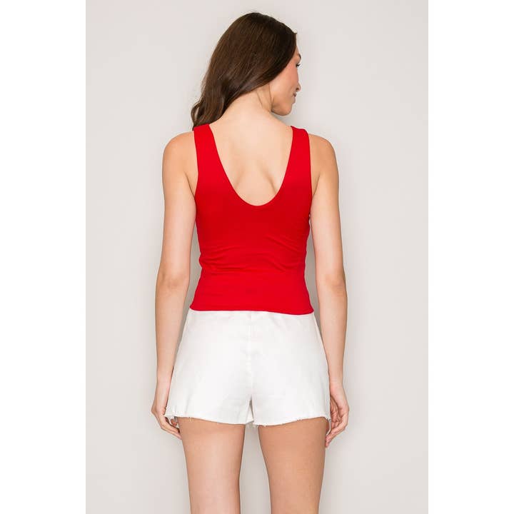 Popular 21 - Wholesale Knit Top - Women's - Double Layer Top with Scoop Neckline2