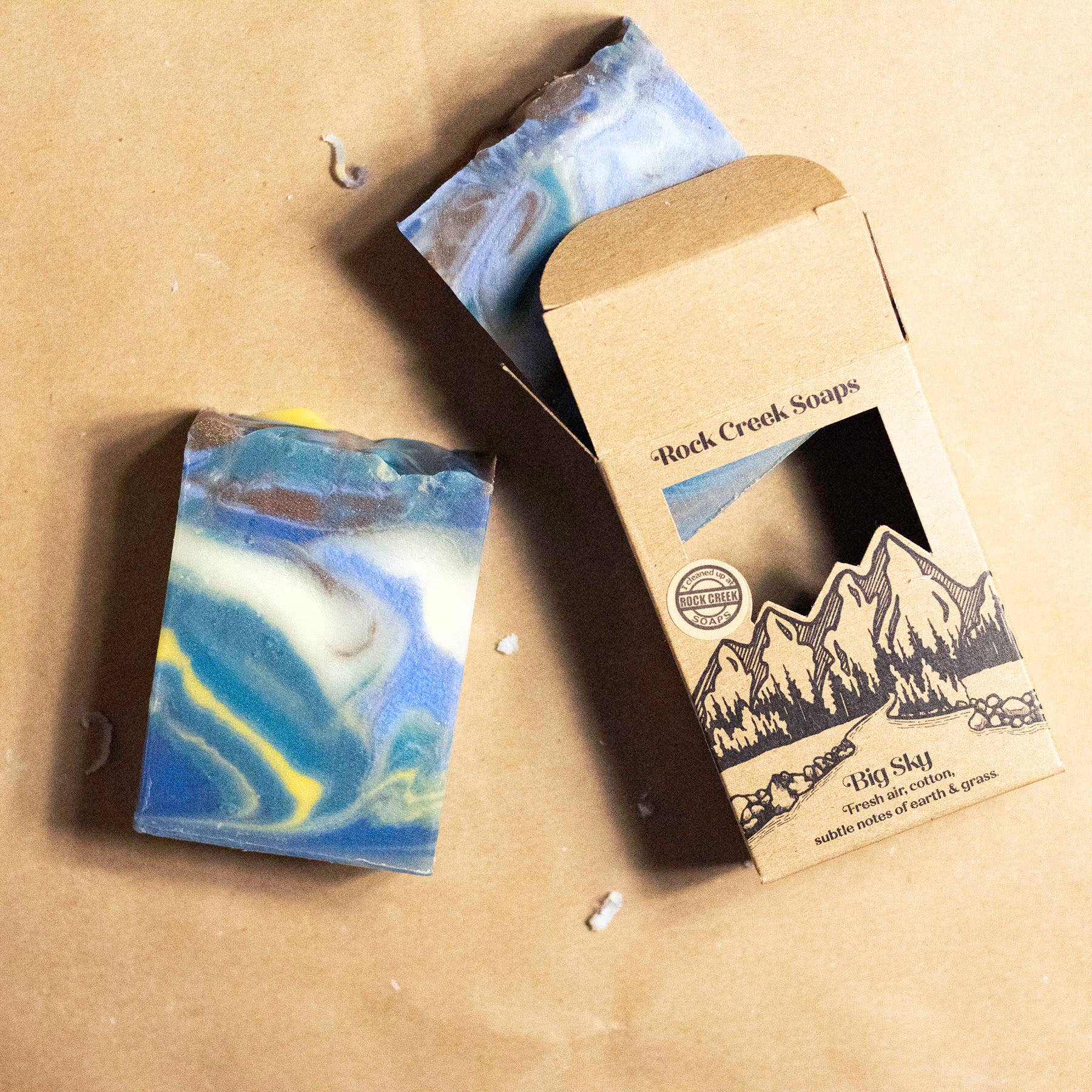 Rock Creek Soaps - Wholesale Bar Soap - Big Sky Bar Soap | Fresh Air, Cotton & Earth6