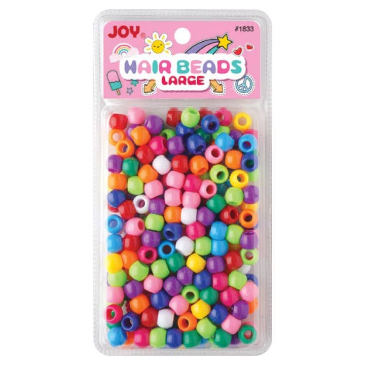 Annie International, Inc. - Wholesale Hair Accessories Set - Kids - Joy Large Hair Beads 240Ct Solid Asst Color