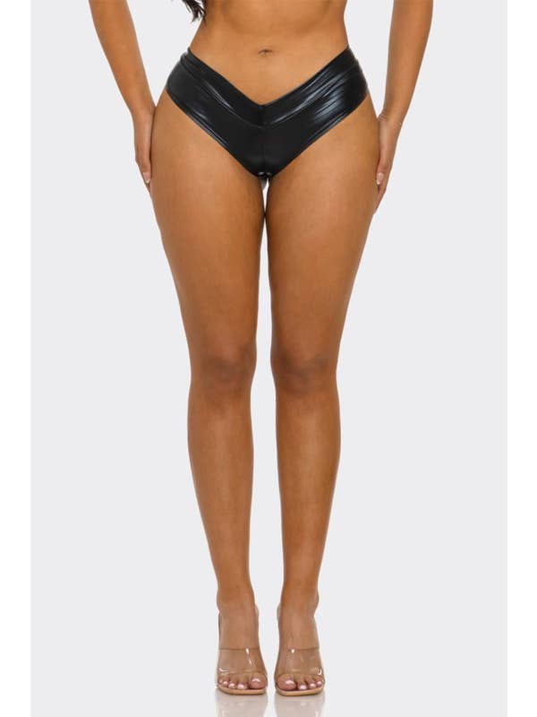 SEXY STAR DESIGN INC - Wholesale Shorts - Women's - Plus Size Sexy Faux Leather Set Shorts Mini Pants2