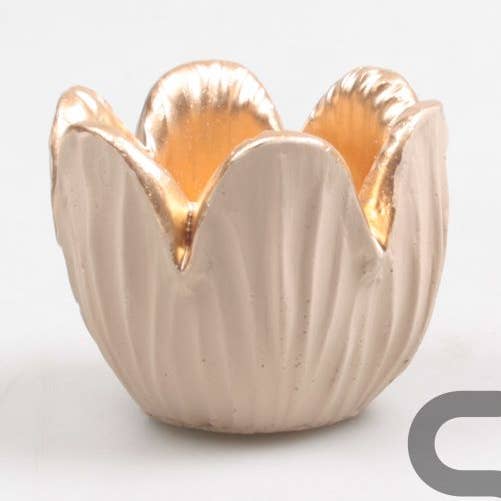Tulp waxinelichtjes houder CAMEL for wholesale by DRYdecorations