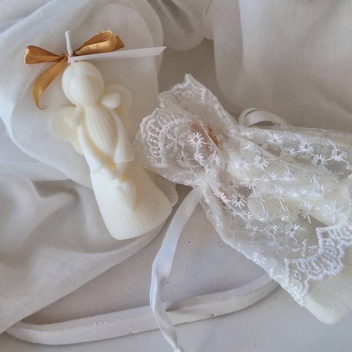Julelys af sojavoks engel - Auriel for engroshandel hos Your Nice Things - Candles -