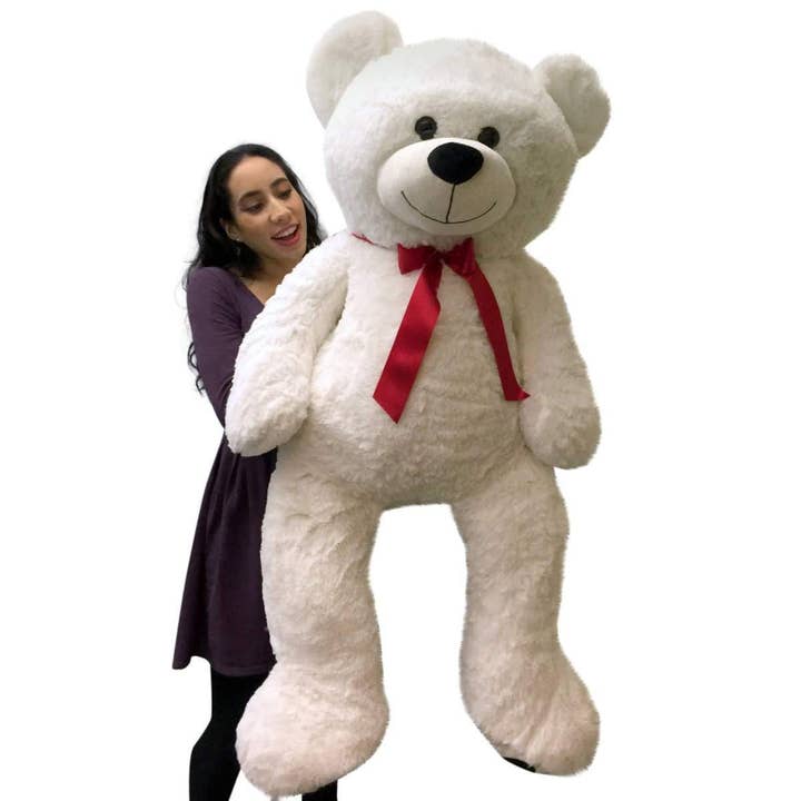 Big Plush - Wholesale Stuffed/Plush Toy - Kids & Baby - Giant Teddy Bear 52 Inch White Soft, Premium Quality Big
