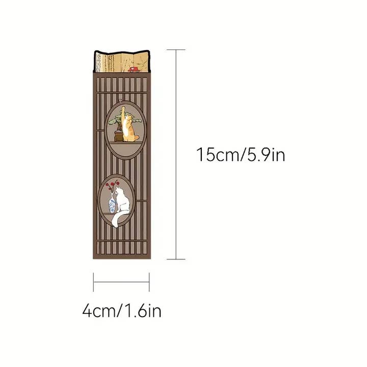 Magnifique Hearts - Venta al por mayor Marcapáginas - Juego de marcadores resistentes con temática de gatos creativos para lectores2