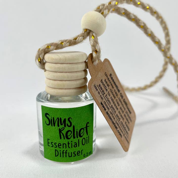 Ani’s Market LLC - Wholesale Car Freshener - Unisex - Essential Oil Car Diffuser- Eucalyptus, Mint, Tea Tree