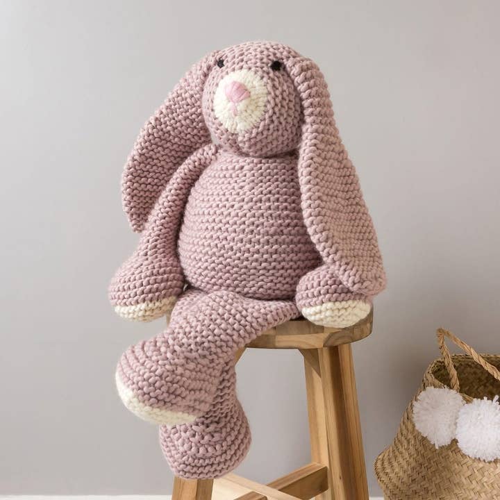 Wool Couture Company – wholesale Knitting/Crochet Supplies – Giant Mabel Bunny Knitting Kit