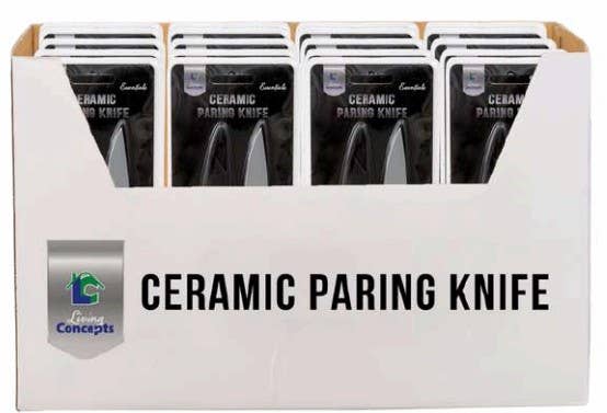 Living Concepts - Vente Couteau de cuisine/multi-usage - COUTEAU D'OFFICE CÉRAMIQUE CS1