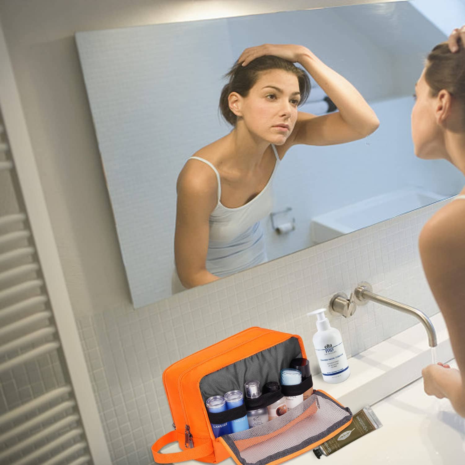 wandf - Wholesale Toiletry Bag - Unisex - Toiletry Bag Hanging Dopp Kit Water Resistant Shaving Bag76