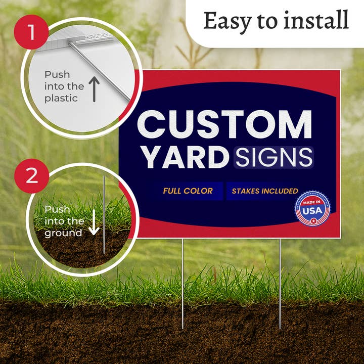 Famgraving - Wholesale Sign - Custom Yard Signs for Outdoors with Metal Stakes1