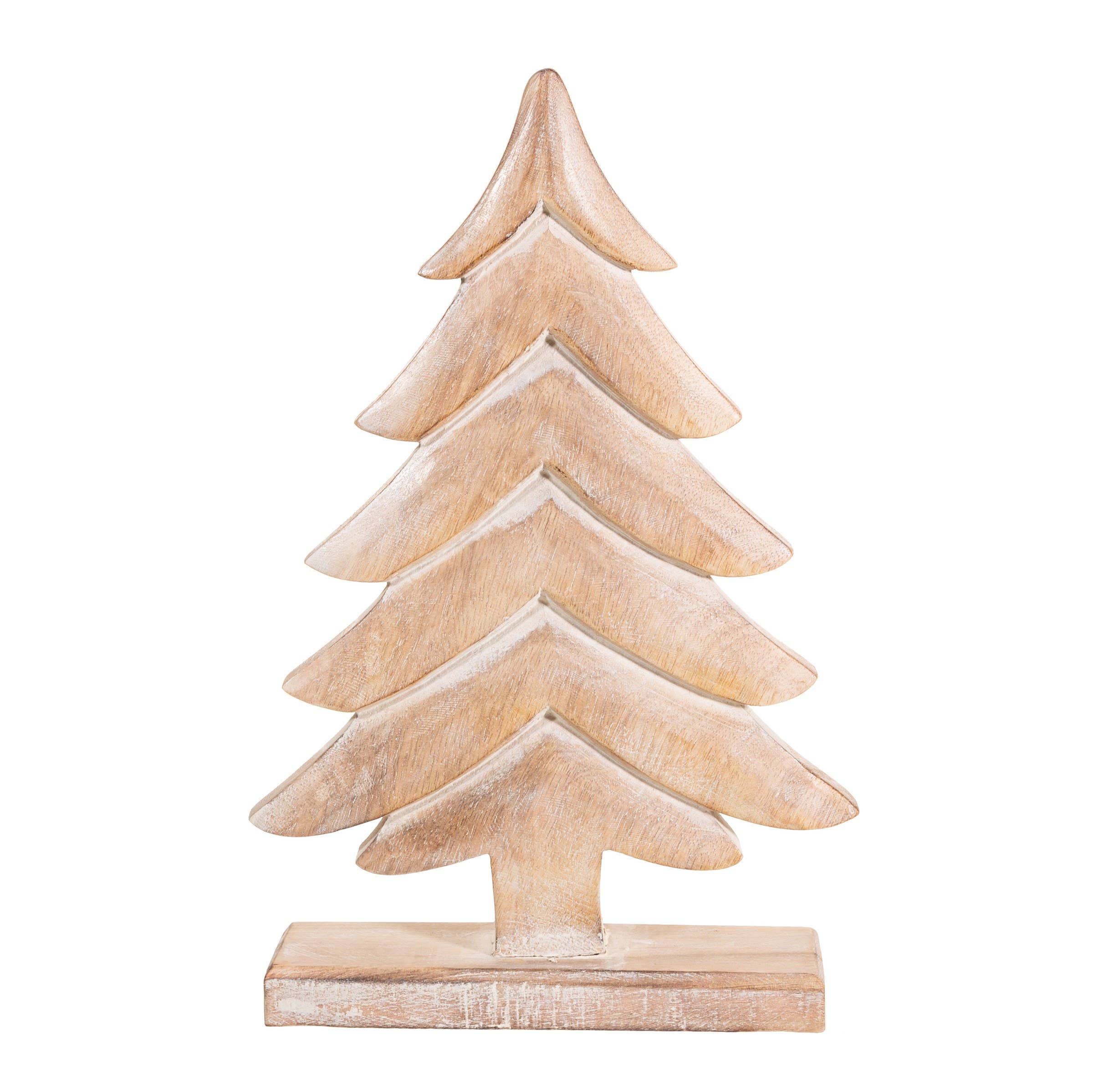 Sass and Belle – wholesale Christmas decoration – Wooden Fir Tree- Small1