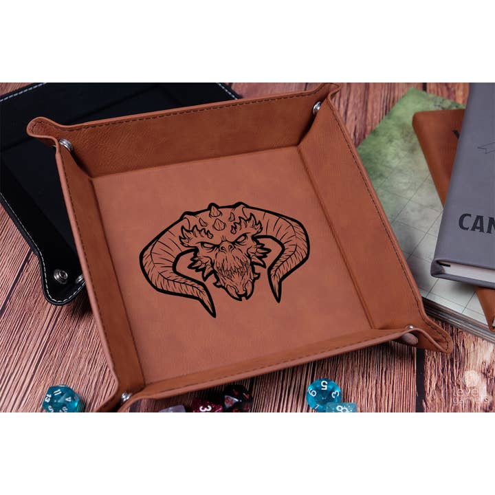Black Dragon - D&D Dice Tray for wholesale by Level 1 Gamers