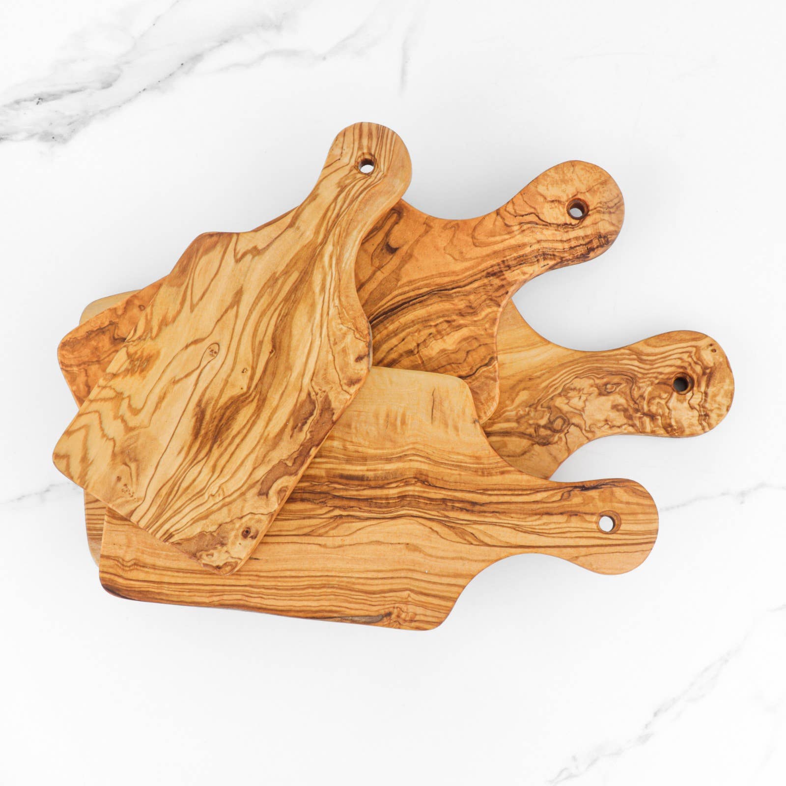 ArtisRaw Olive Wood - Wholesale Cutting Board - Rectangular Olive Wood Cutting Board with Handle4