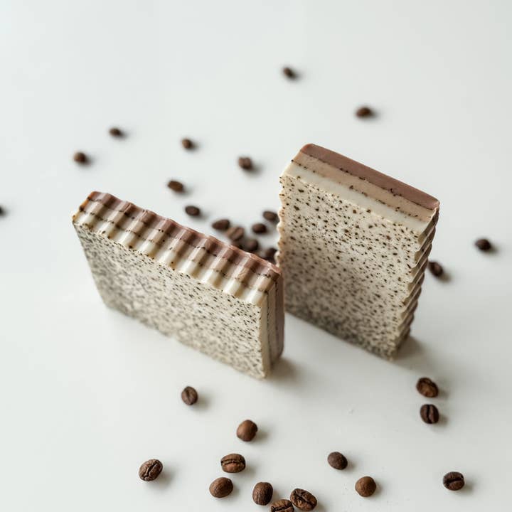 Aspen Essence - Wholesale Bar Soap - Vanilla Latte Soap | Coffee Scrub Bar7