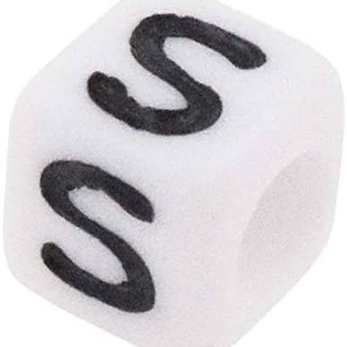 Mandala Crafts - Wholesale Beads - Mandala Crafts Letter Alphabet Pony Bead Set for Bracelet, Rave Kandi Jewelry Making; 6mm Sorted 600 Bead Letters;10