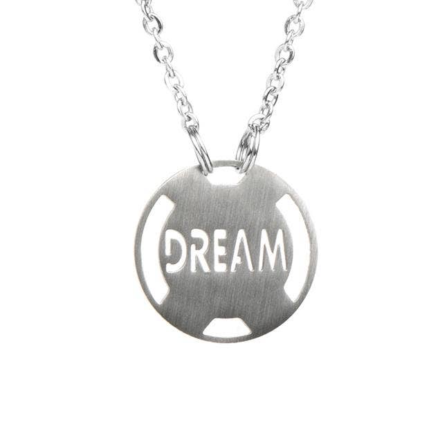 Collier DREAM - Acier inoxydable pour la vente par ATHLETE INSPIRED, Inc.