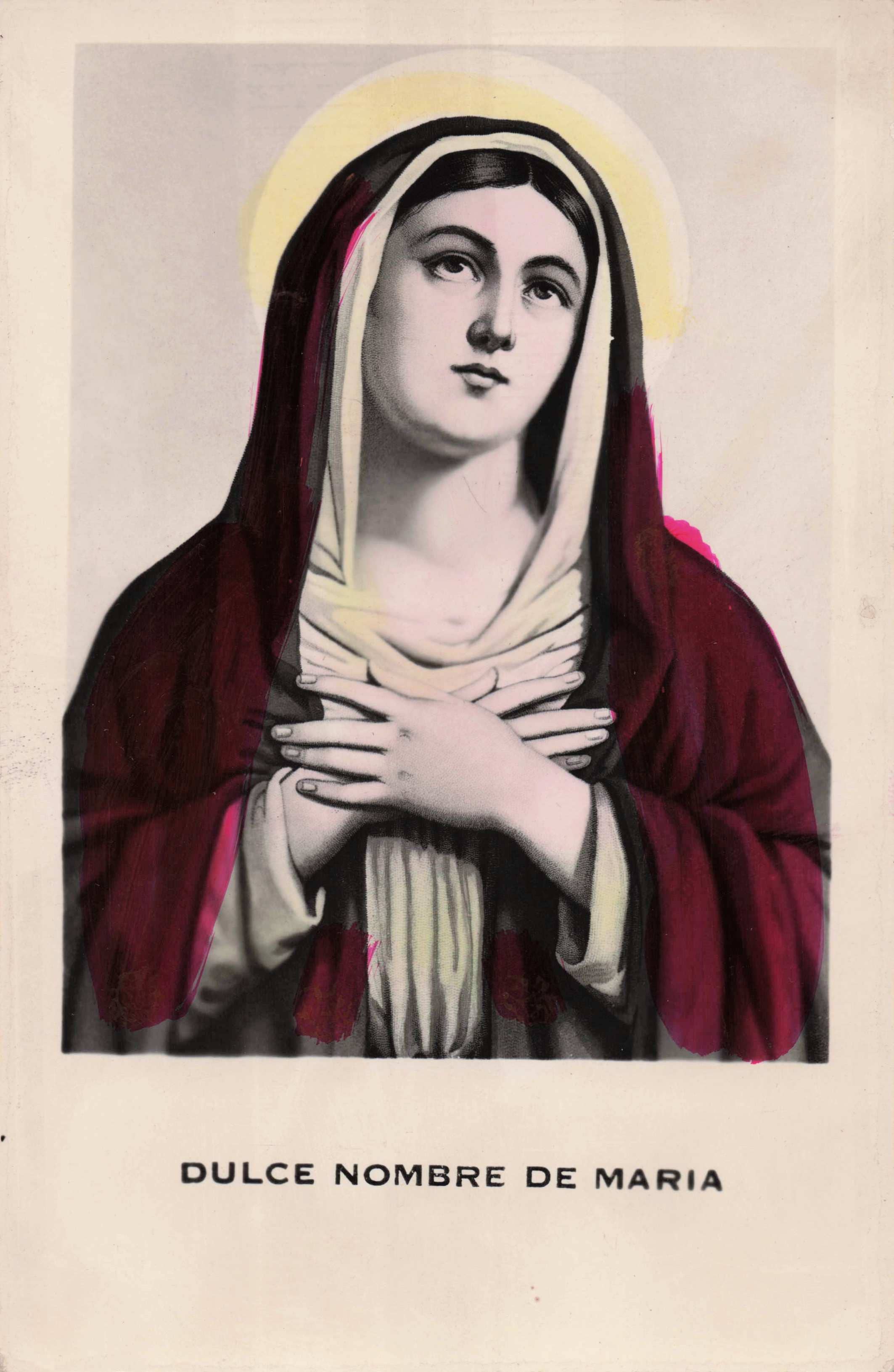 Tesoros Trading Company - Wholesale Religious Card -  Religious Hand-Tinted Card, Mx.- Asst. Virgin Maria Images1
