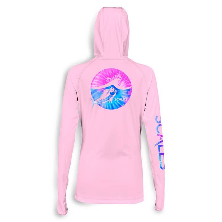 Tide Dye Flyer Womens Hooded Performance for wholesale by Scales Gear