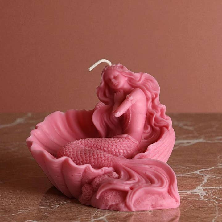 Mermaid Shell Candle for wholesale by Agaboo Candle