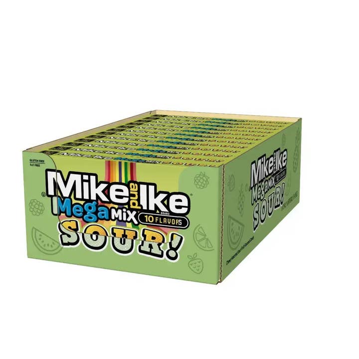 MIKE OG IKE MEGA MIX SUR 5 OZ TEATERÆSKE 12ct for engroshandel hos Echo Sales Canada