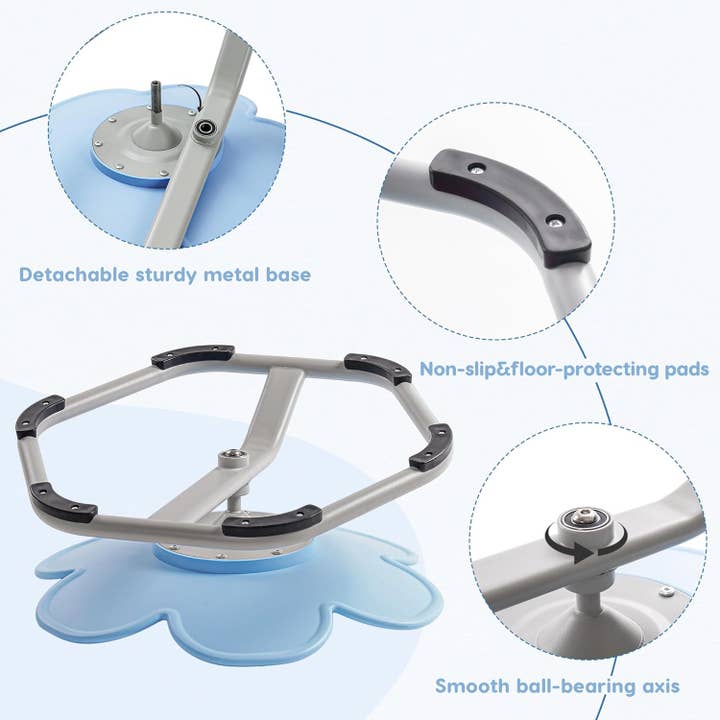 Robud & Mewoofun Official Store – wholesale Stol - Barn – ROBUD Barn Sensorisk Snurrstol Träning Kroppskoordination5