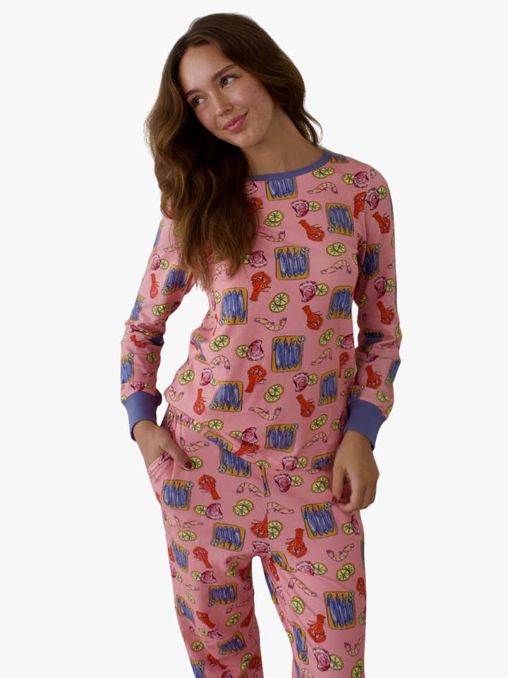 Lowcountry Delight Pant PJ Set for wholesale by Imbali Charleston