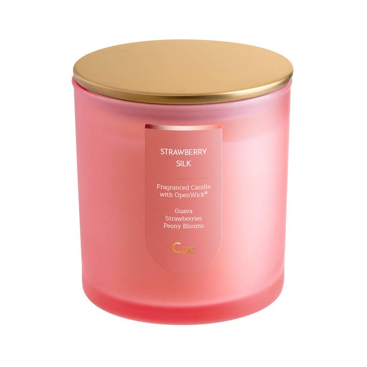 Cue - Wholesale Jar/Filled Candle - Strawberry Silk candle2