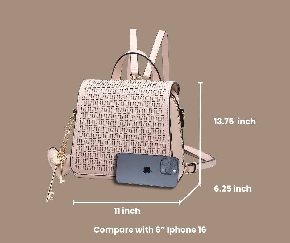 Brangio (Italy) Company Inc. - Wholesale Rugzak - Dames - Brangio Heart Key Mini Rugzak & Handtas8