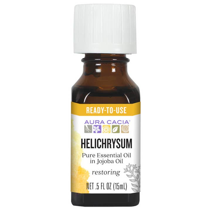 Aura Cacia - Wholesale Essential Oil - Ready To Use Helichrysum Essential Oil In Jojoba Oil