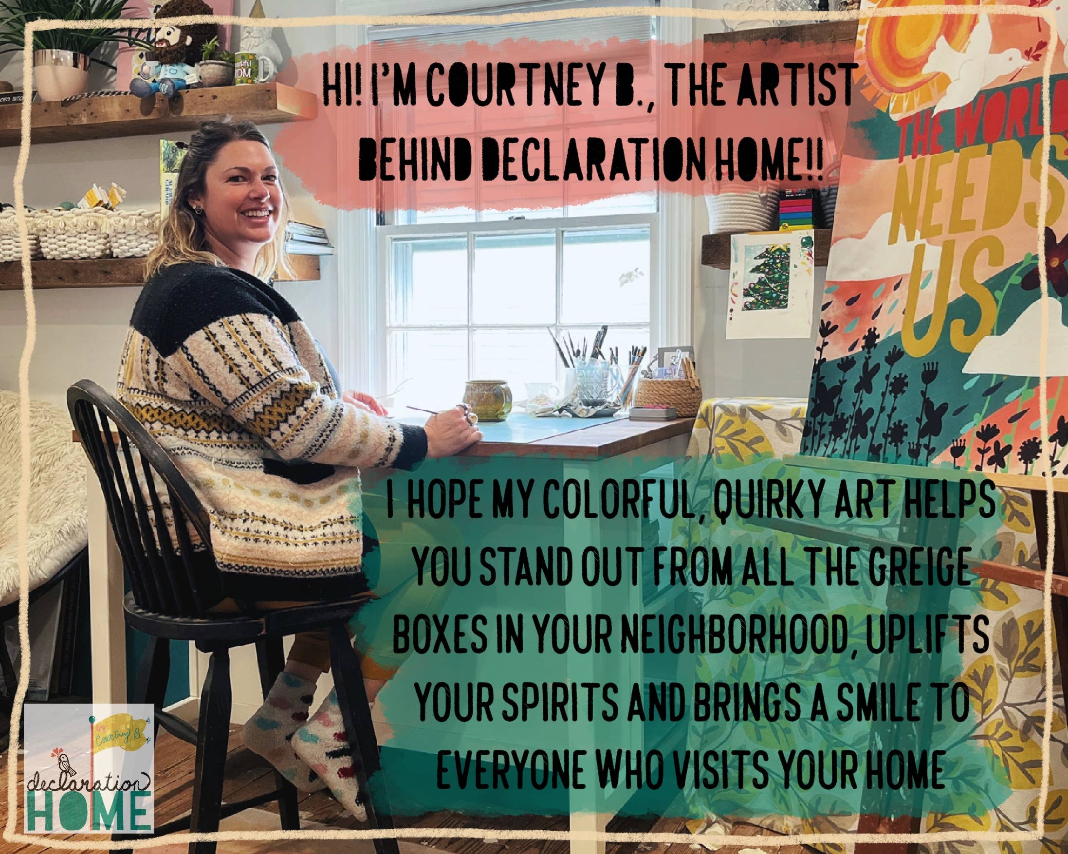 Declaration HOME - Wholesale Flag - Peace + Well Being Ombre Garden and House Flag -Double Sided7