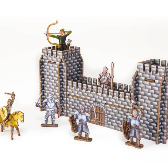 Gespänsterwald – Engroshandel DIY-hobbysæt – Børn – 3D håndværk sæt „Knight's Castle“