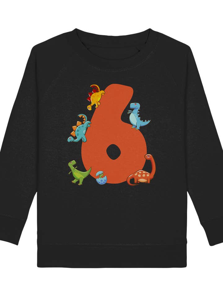 6. Geburtstag Dinosaurier Geschenk Dino 6 Jahre Sweatshirt für den Großhandel von Tigerlino®