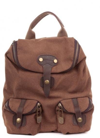 ZEDE PARIS - Wholesale Backpack - Women's - SAINT-PAUL - Canvas and leather backpack23