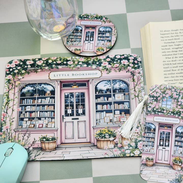 3-Piece Desk Set - Little Bookshop for wholesale by Be Kind Booktique