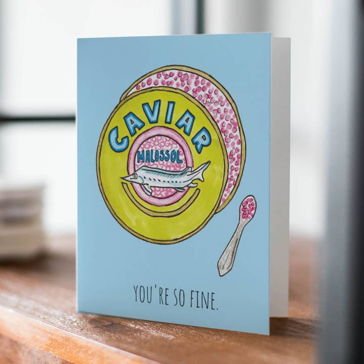 Kaviar-kort for engroshandel hos Cute Salute