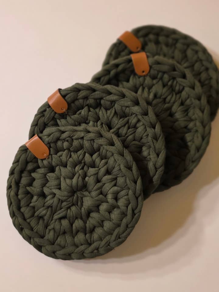 Coaster Set for wholesale by AJ Handmade