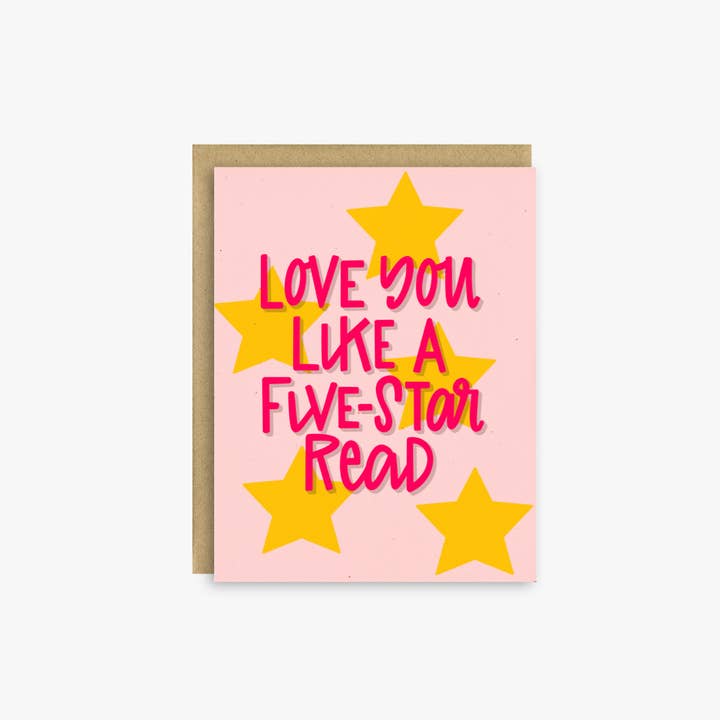 Hou van je als een 5-sterren lees Valentijnskaart voor wholesale door Little Lovelies Studio