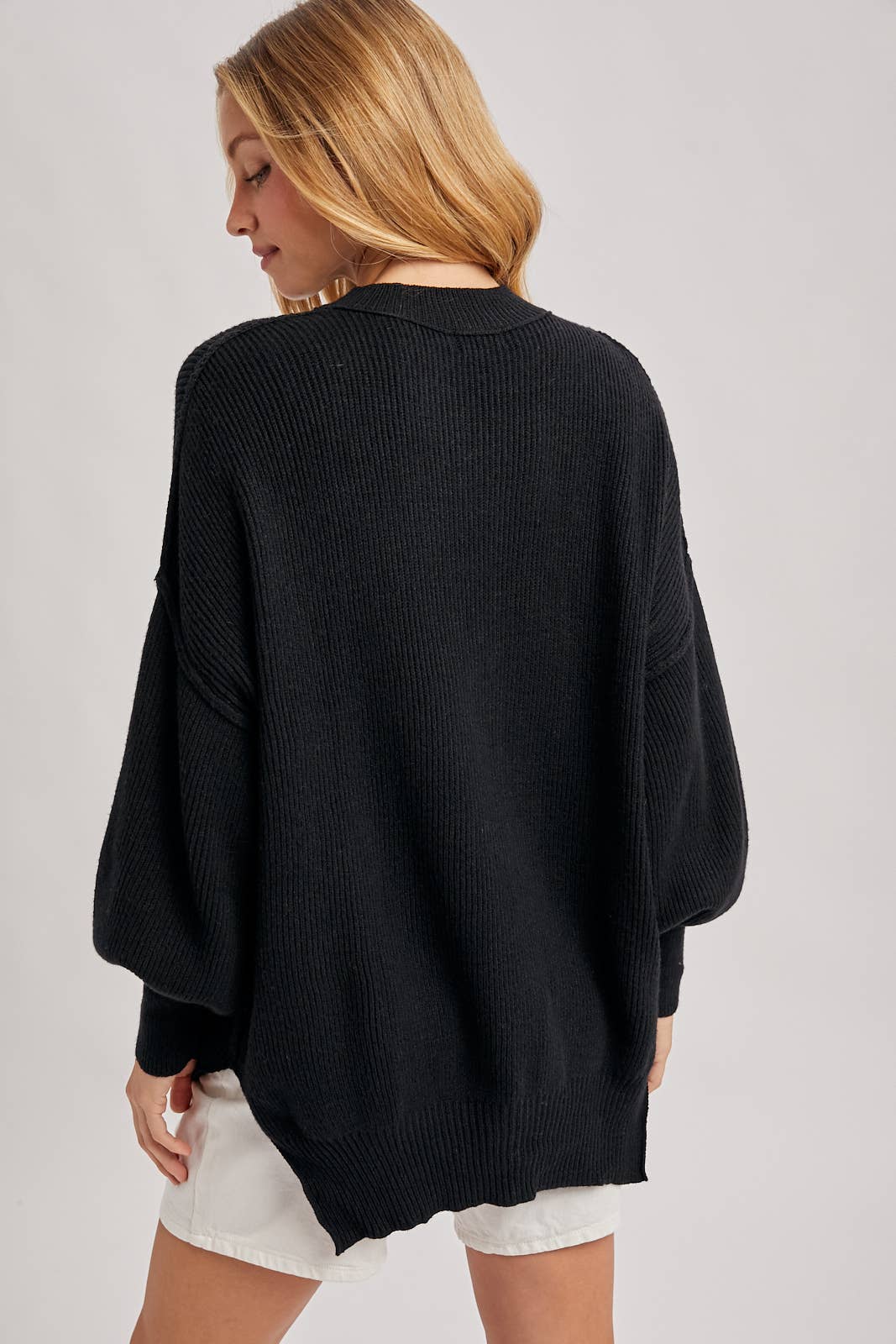 Bluivy - Vendita all'ingrosso Maglione tricot - Donna - PULLOVER A COSTINE CON SCOLLO A LUPETTO23