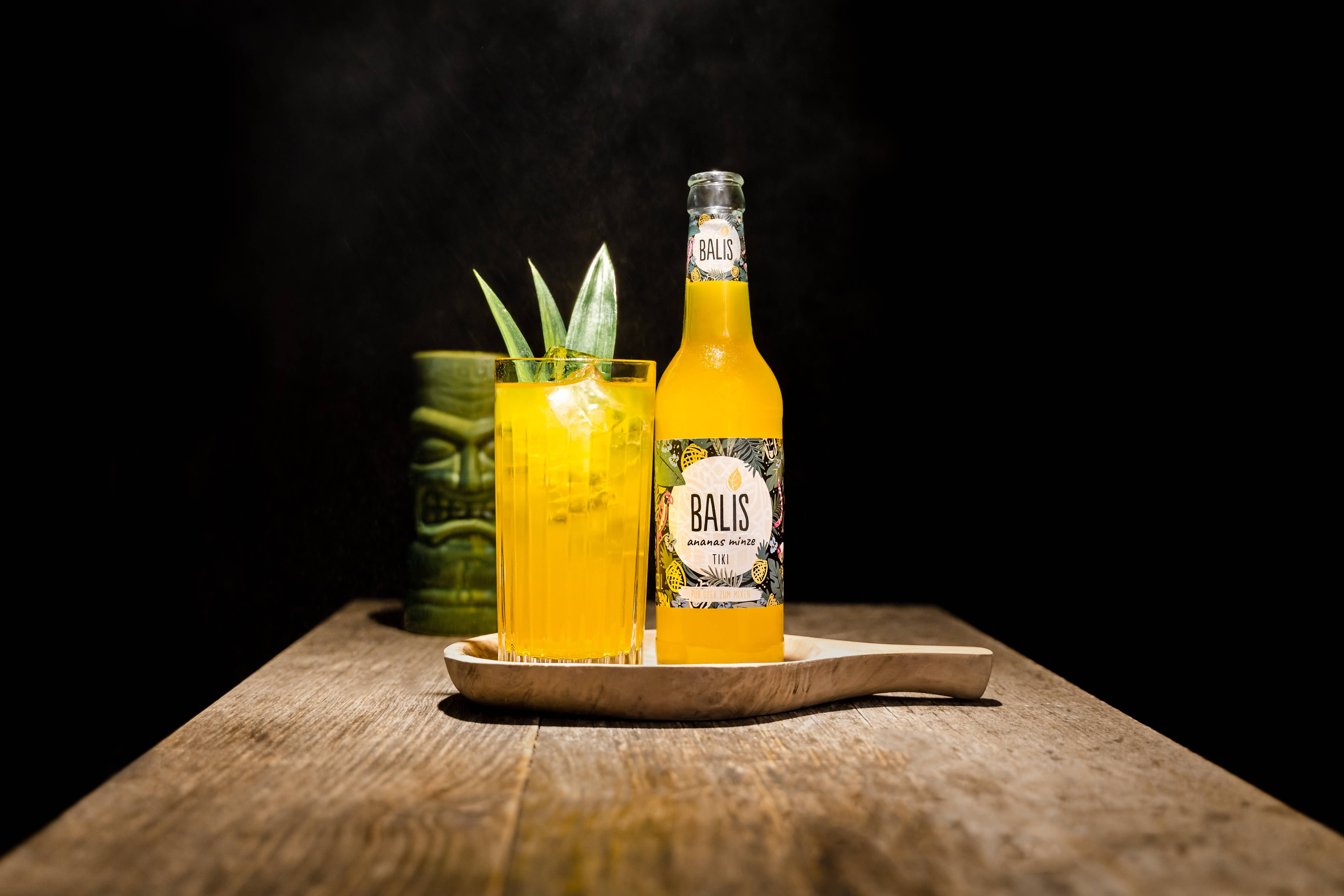 BALIS – wholesale Alkoholfri aperitif – BALIS Tiki (Ananas och mynta) 0,33 L1