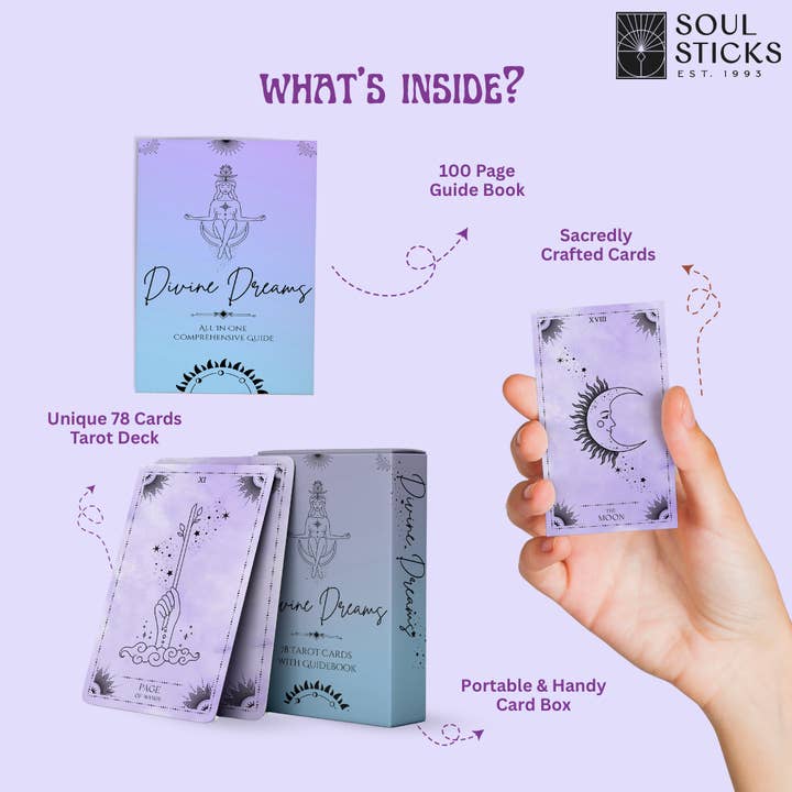 Designs by Deekay Inc. - Wholesale Tarot Cards - Divine Dreams Tarot Card Deck